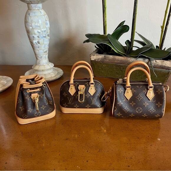 NEW RARE Louis Vuitton Trio Mini Icones Bag Set Monogram Canvas SOLD OUT - Picture 5 of 16